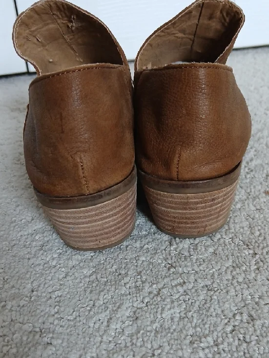 Lucky Brand Brown Leather Ankle Booties - Picture 7 of 10